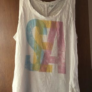 SEA Graphic tank top